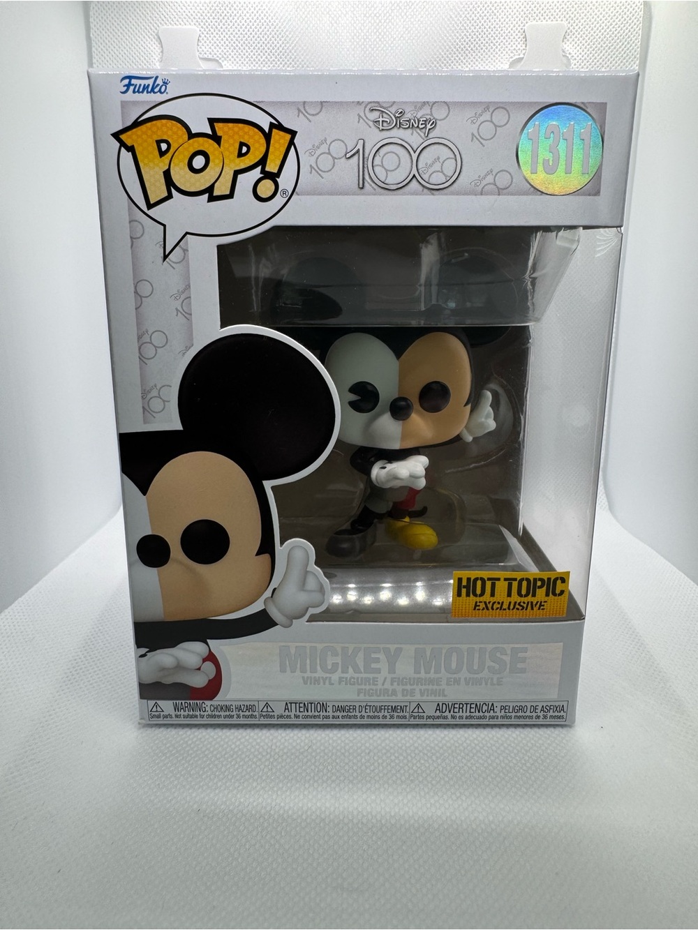 Funko POP! Mickey Mouse Vinyl Figure - Black, White, Beige, Red, Yellow